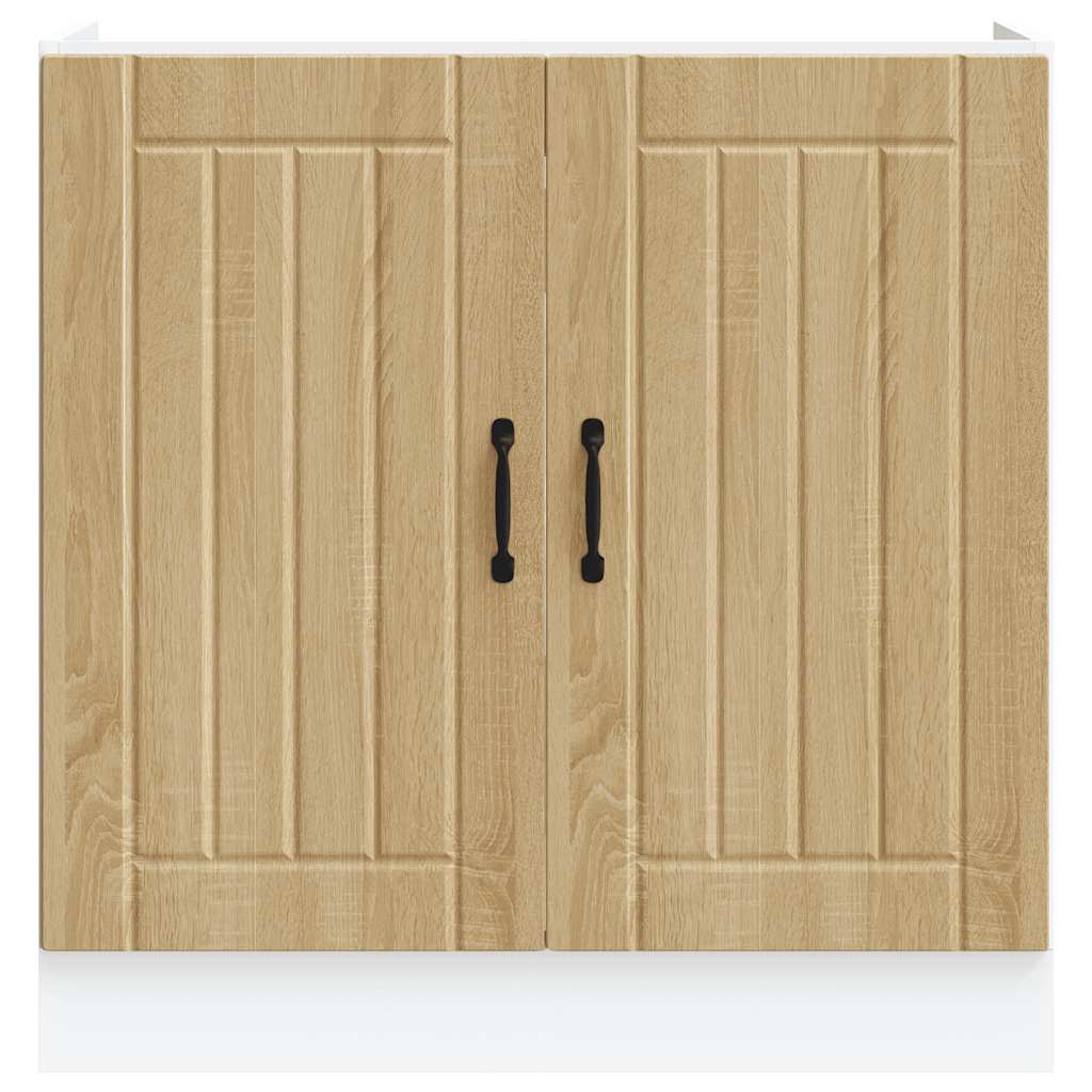 kriauklės pagrindo spintelė "Lucca" Sonoma Oak Engineered Wood