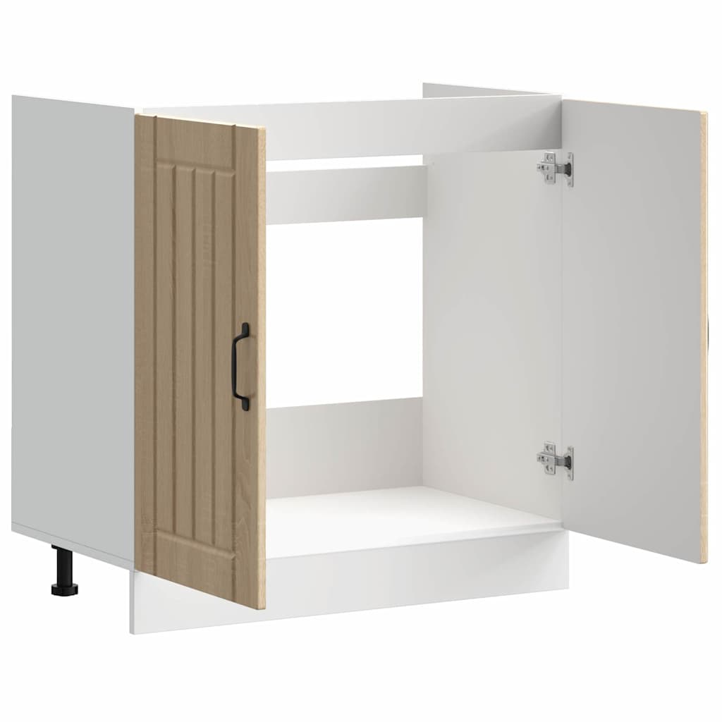 kriauklės pagrindo spintelė "Lucca" Sonoma Oak Engineered Wood