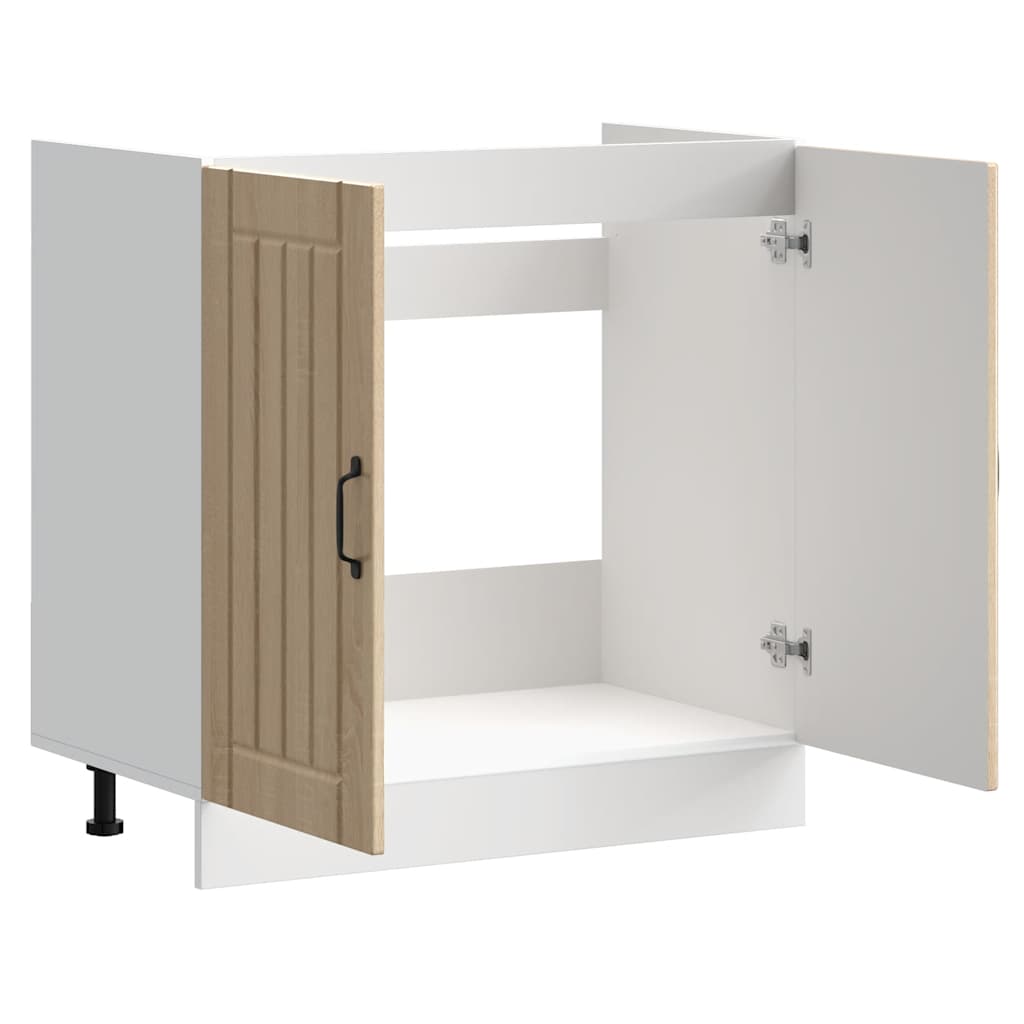 kriauklės pagrindo spintelė "Lucca" Sonoma Oak Engineered Wood