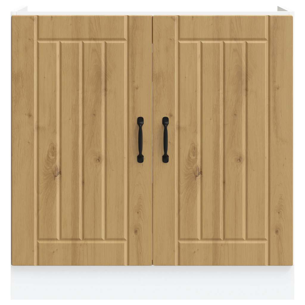 kriauklės pagrindo spintelė "Lucca" Artisan Oak Engineered Wood