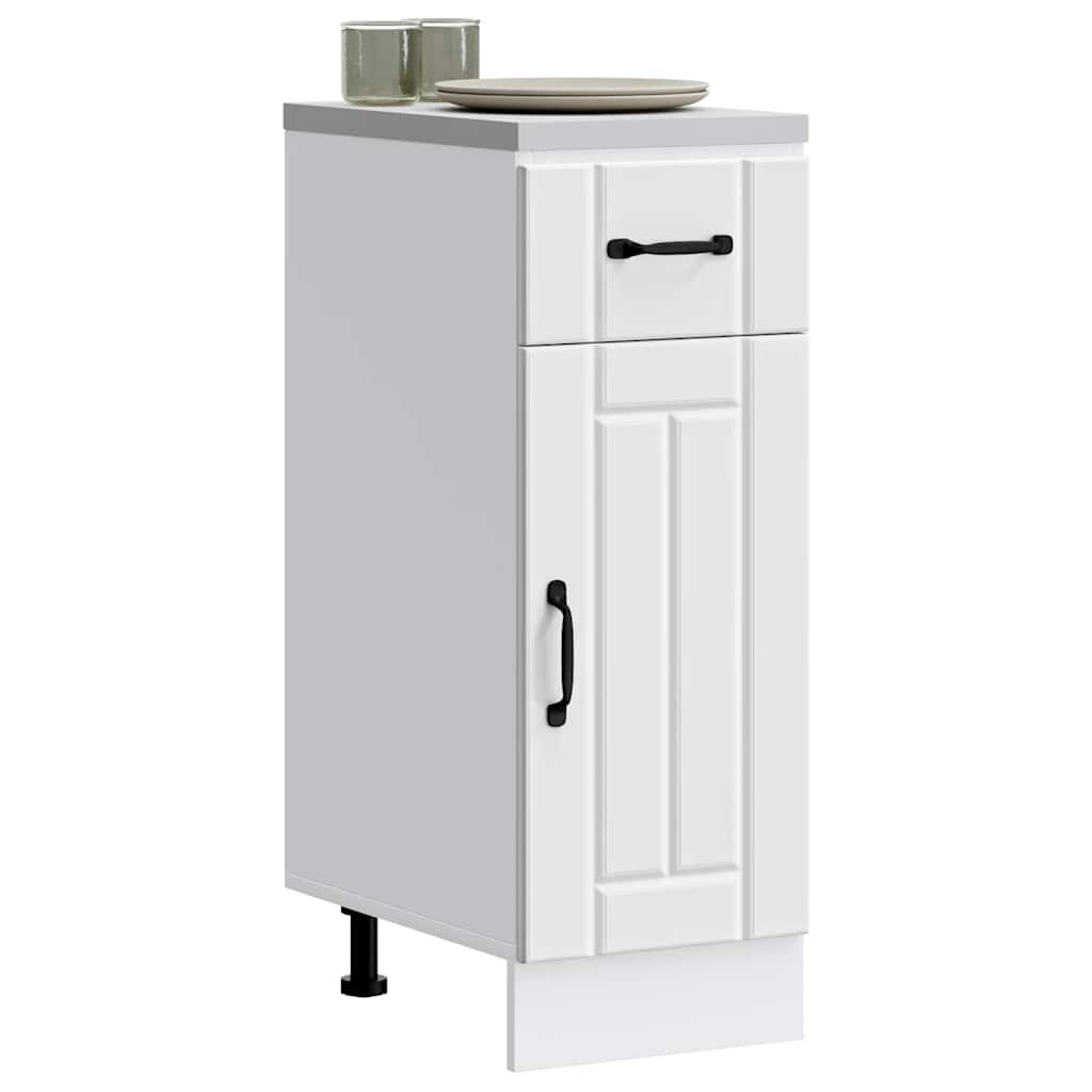 Kitchen cabinet, Lucca, white, engineered wood