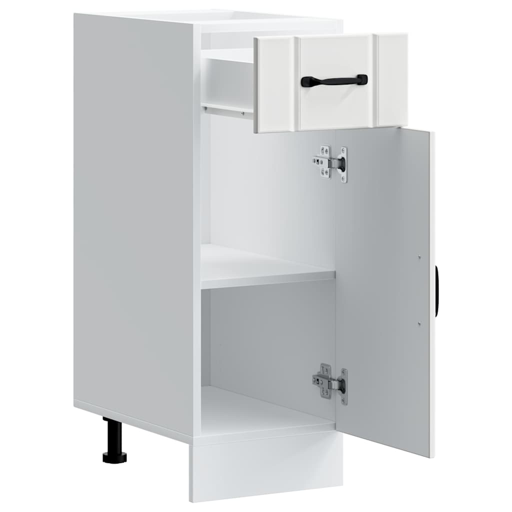 Kitchen cabinet, Lucca, white, engineered wood