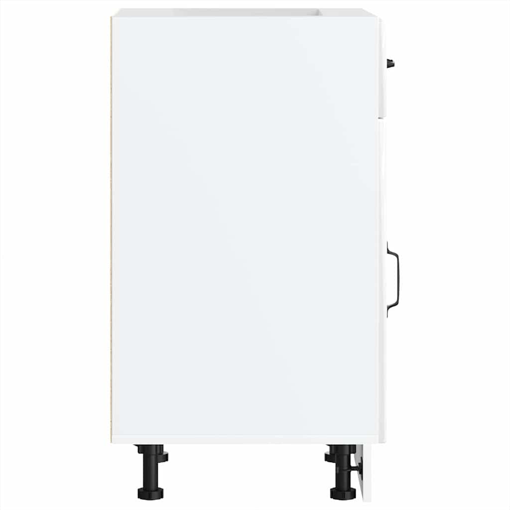 Kitchen cabinet, Lucca, white, engineered wood