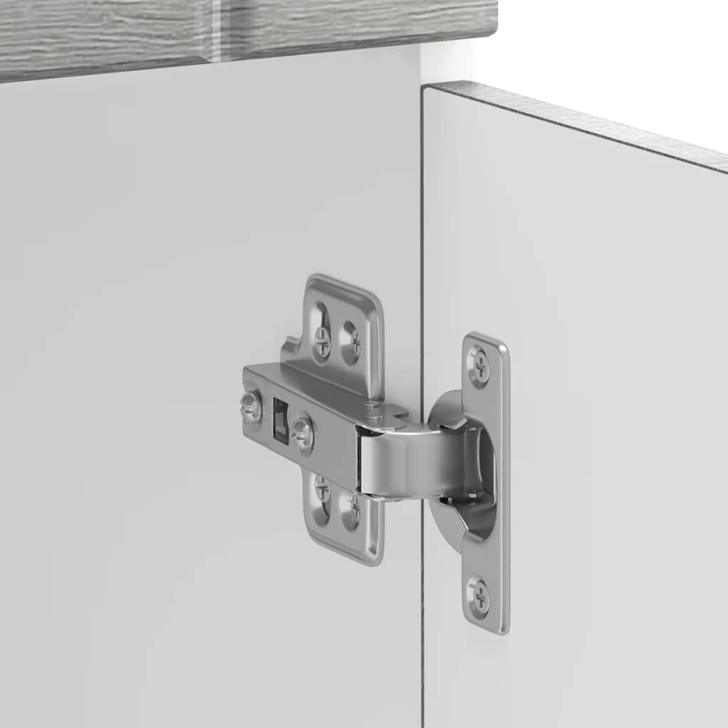 Kitchen cabinet, Lucca, grey, engineered wood
