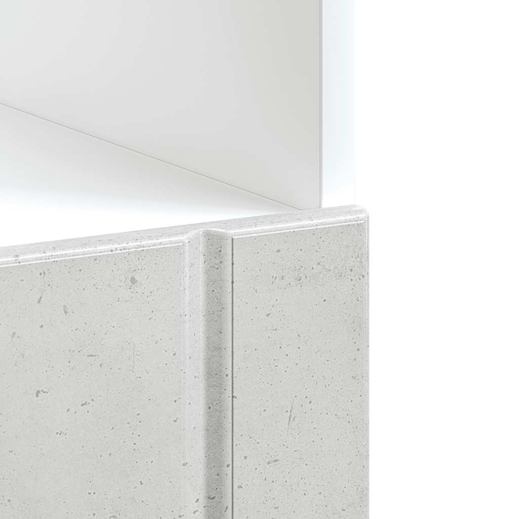 Orkaitės spintelė "Lucca" Betoninė pilka inžinerinė mediena