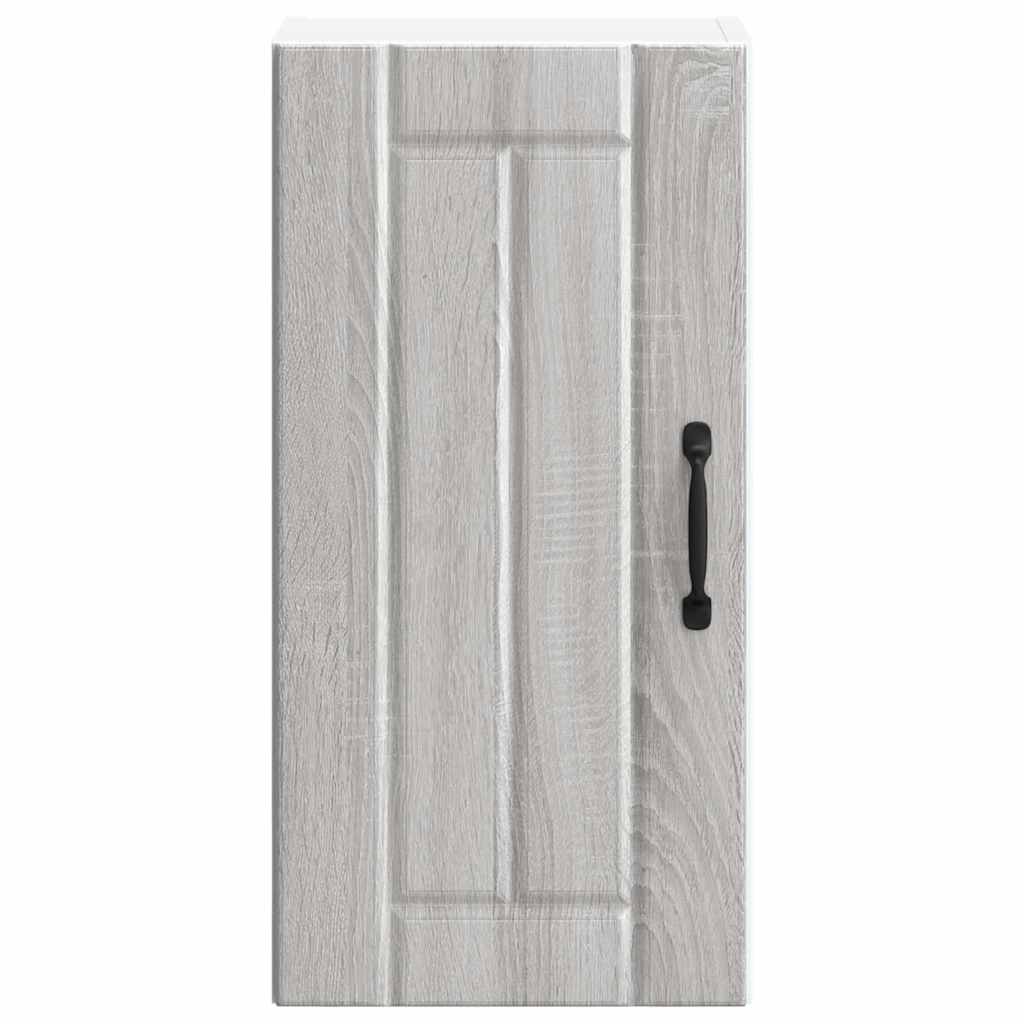 Sieninė virtuvės spinta "Lucca" Pilka Sonoma Engineered Wood