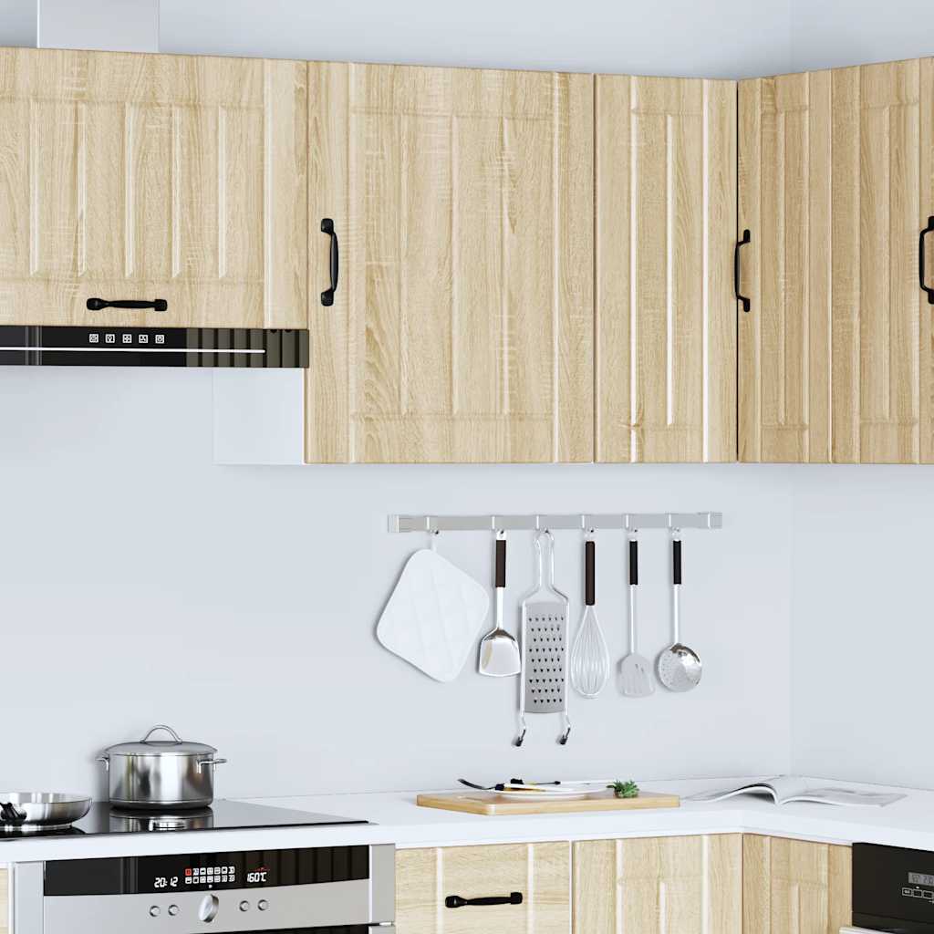 "Lucca" Wall Kitchen Cabinet Sonoma Oak Engineered Wood