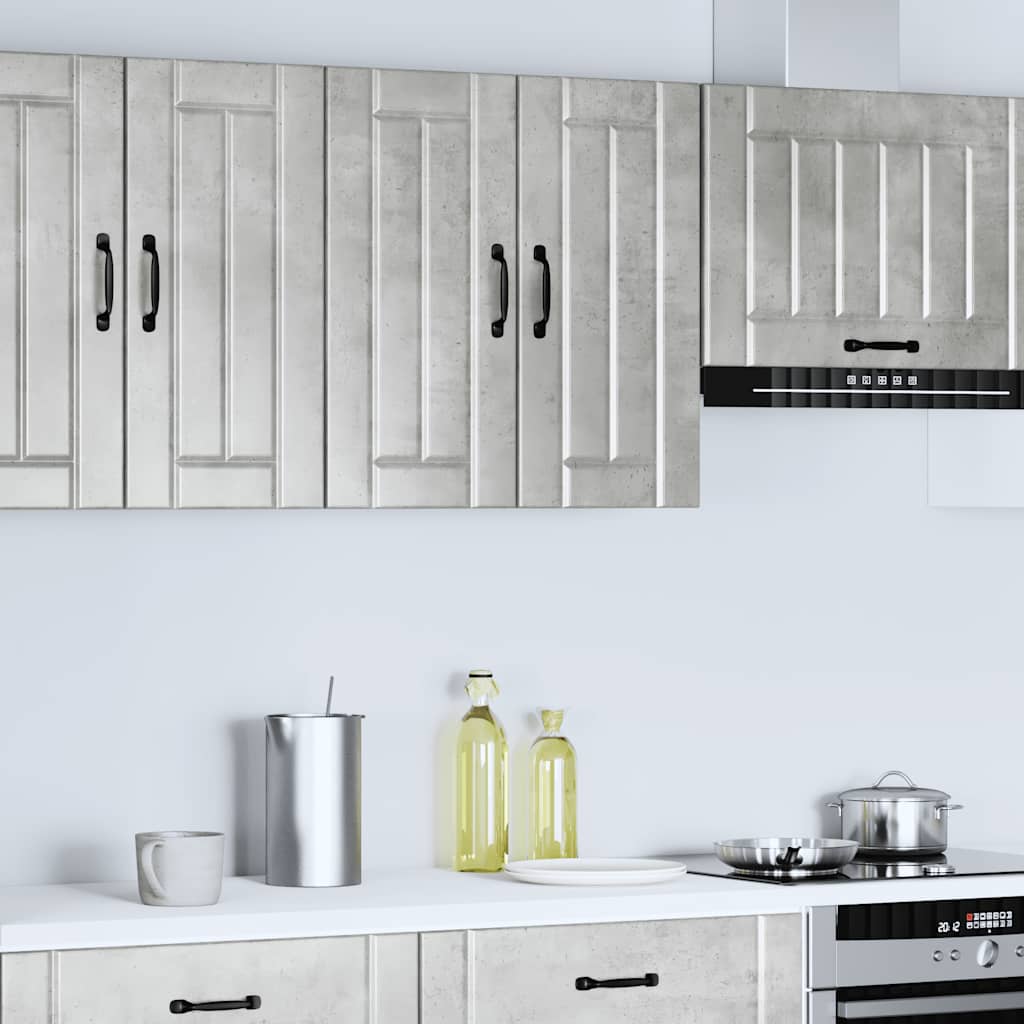 Wall kitchen cabinet "Lucca" Concrete grey
