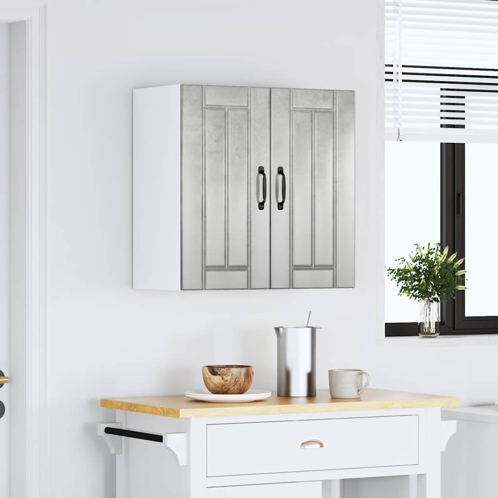Wall kitchen cabinet "Lucca" Concrete grey