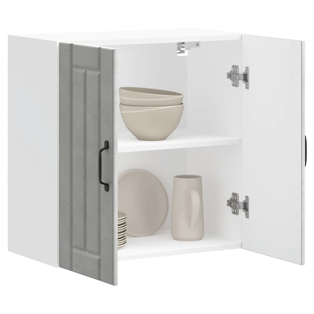 Wall kitchen cabinet "Lucca" Concrete grey