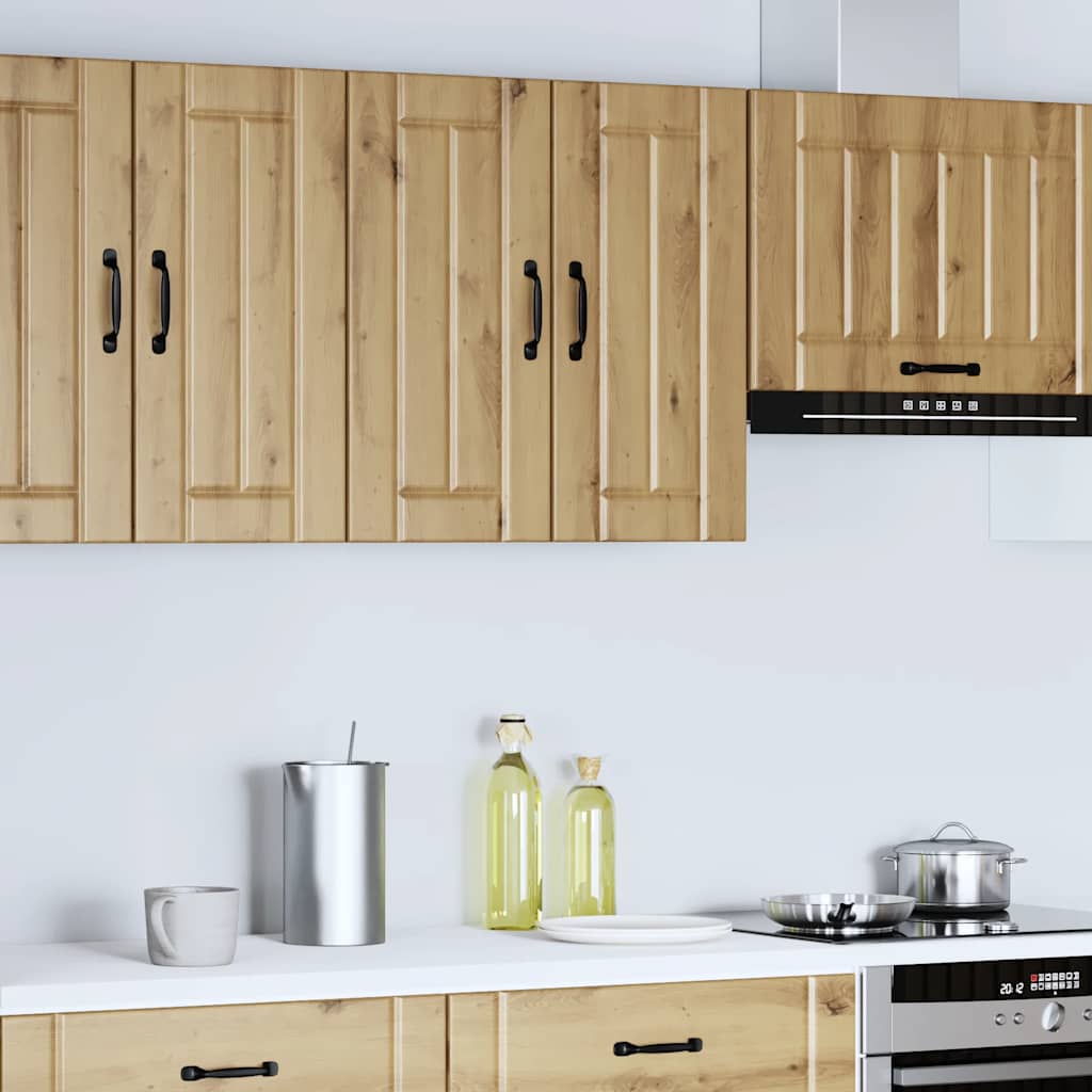 Sieninė virtuvės spinta "Lucca" Artisan Oak Engineered Wood