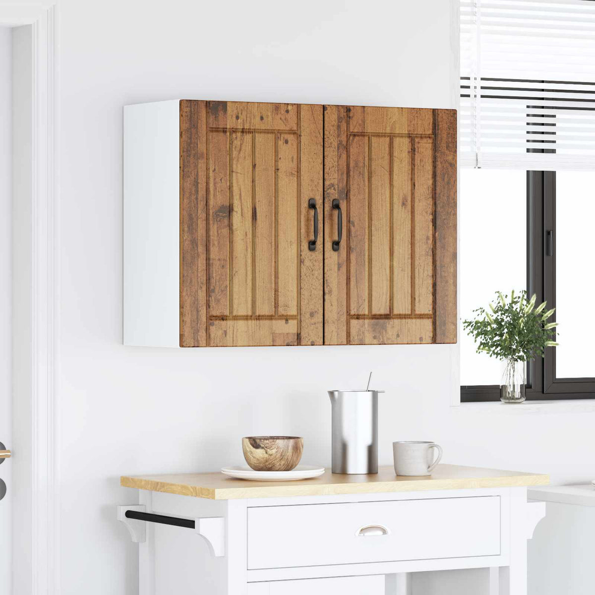 "Lucca" kitchen wall cabinet Old wood