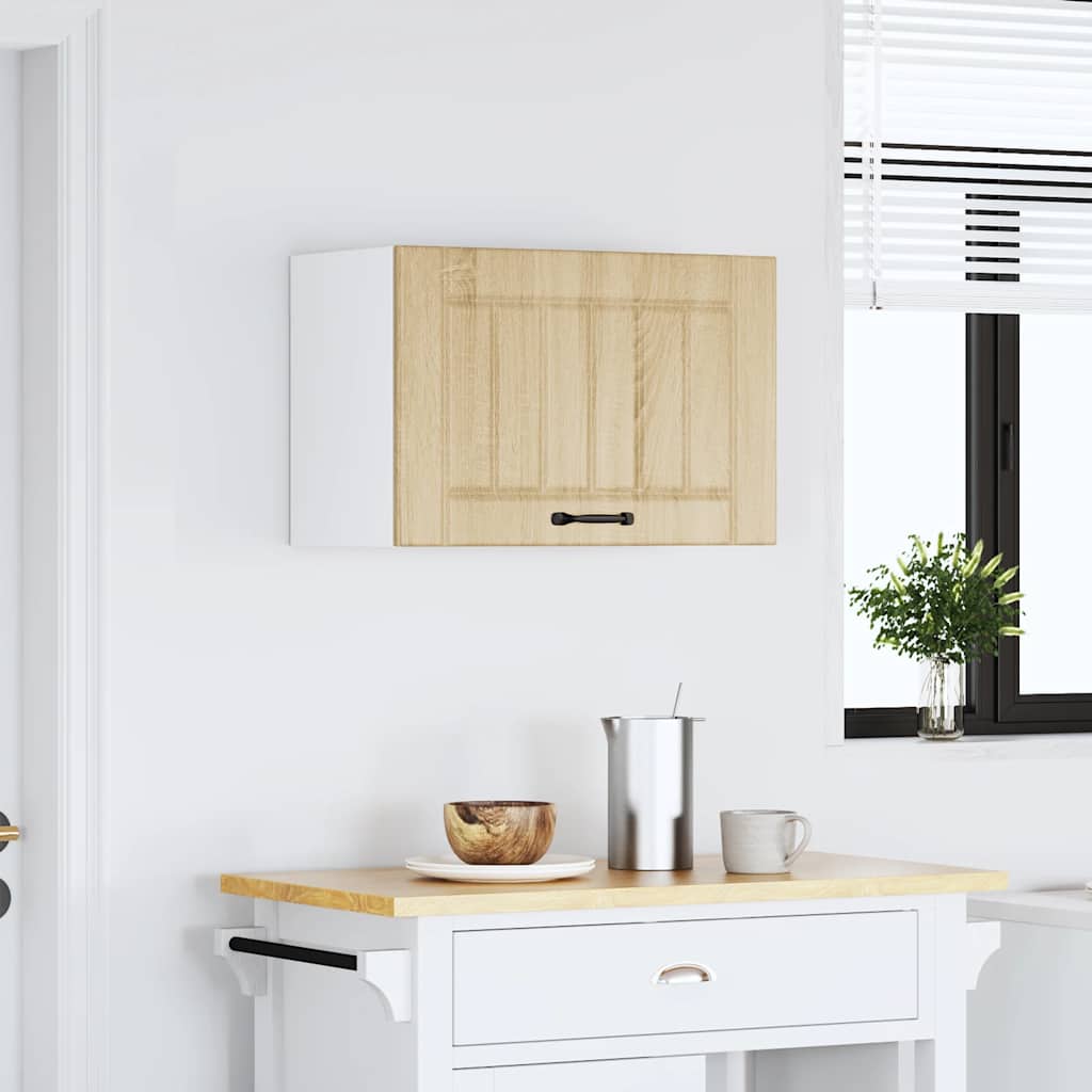Sieninė virtuvės spinta "Lucca" Sonoma Oak Engineered Wood