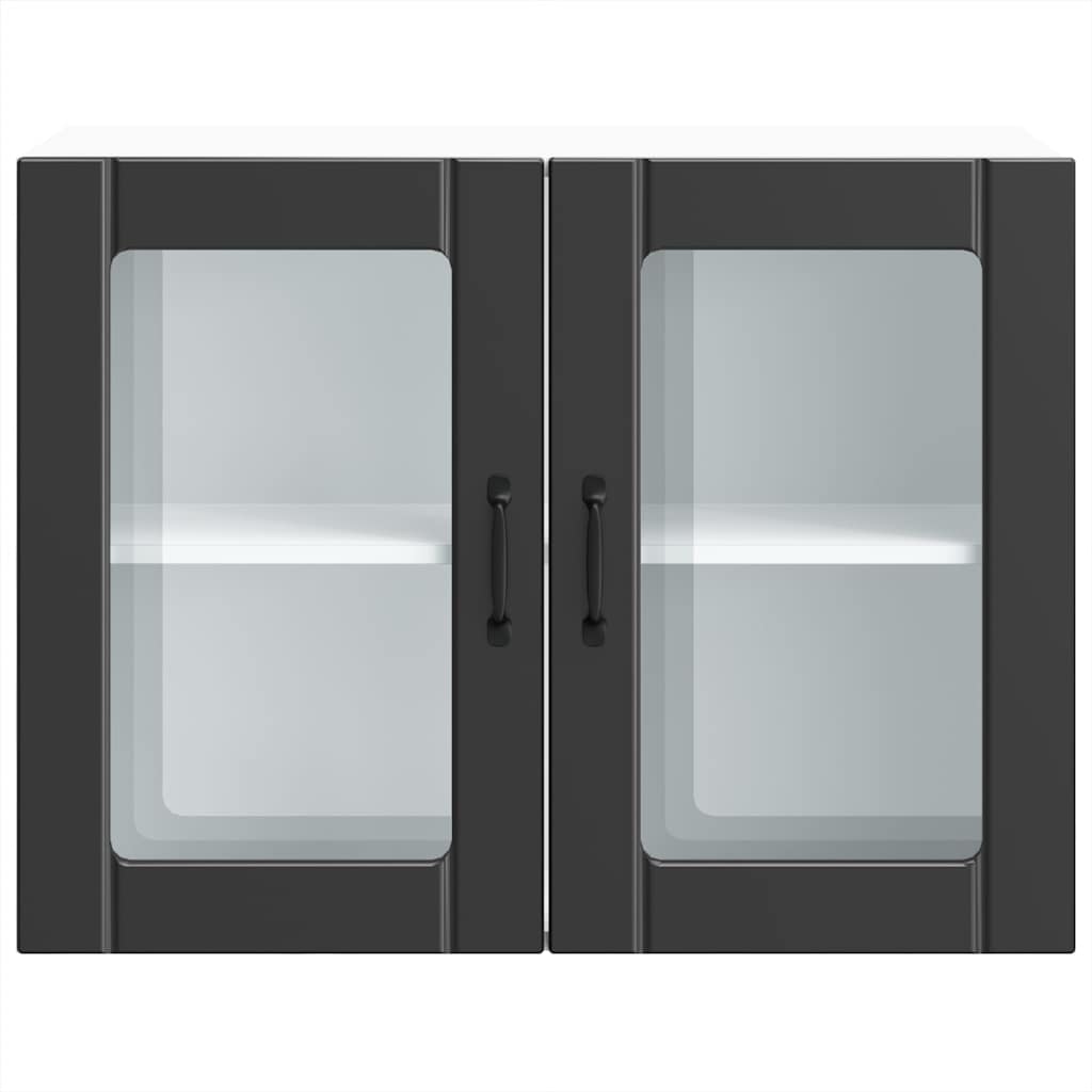 Lucca wall kitchen cabinet with glass doors
