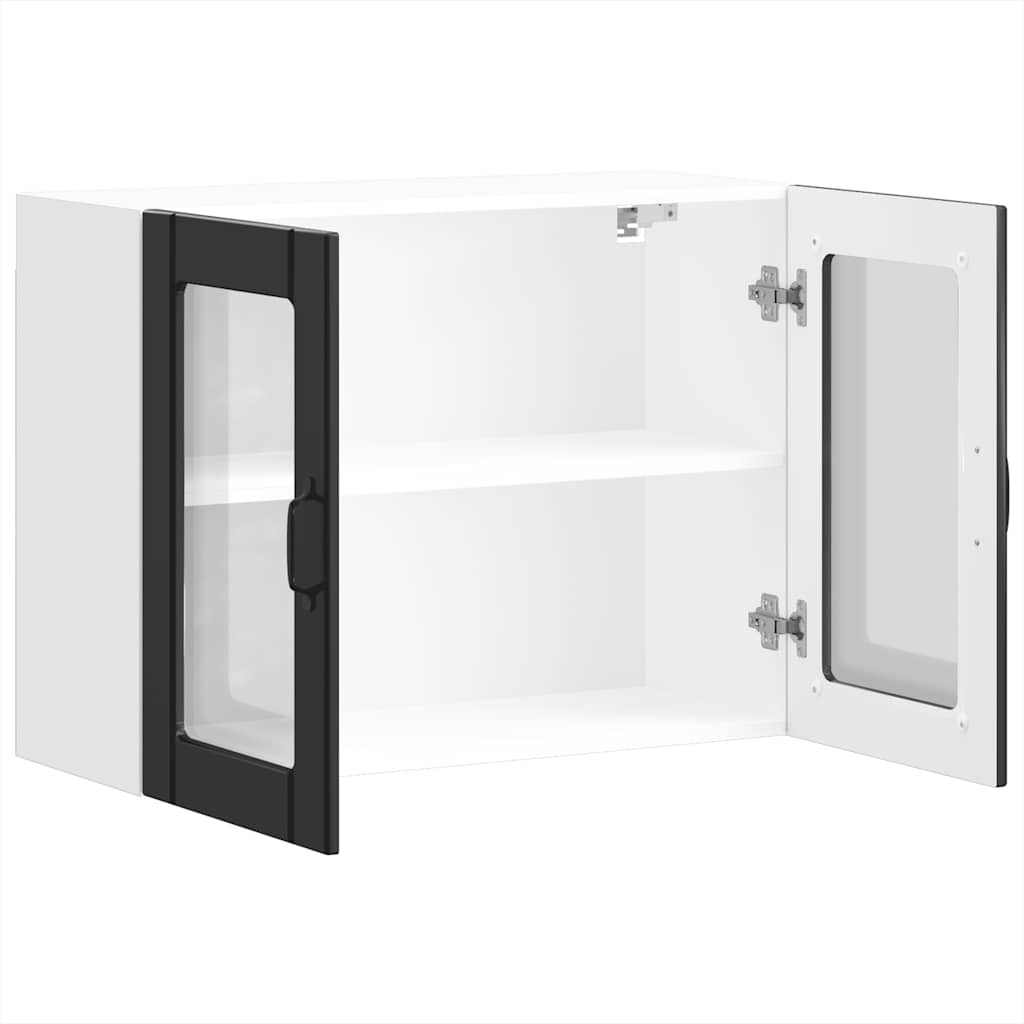 Lucca wall kitchen cabinet with glass doors