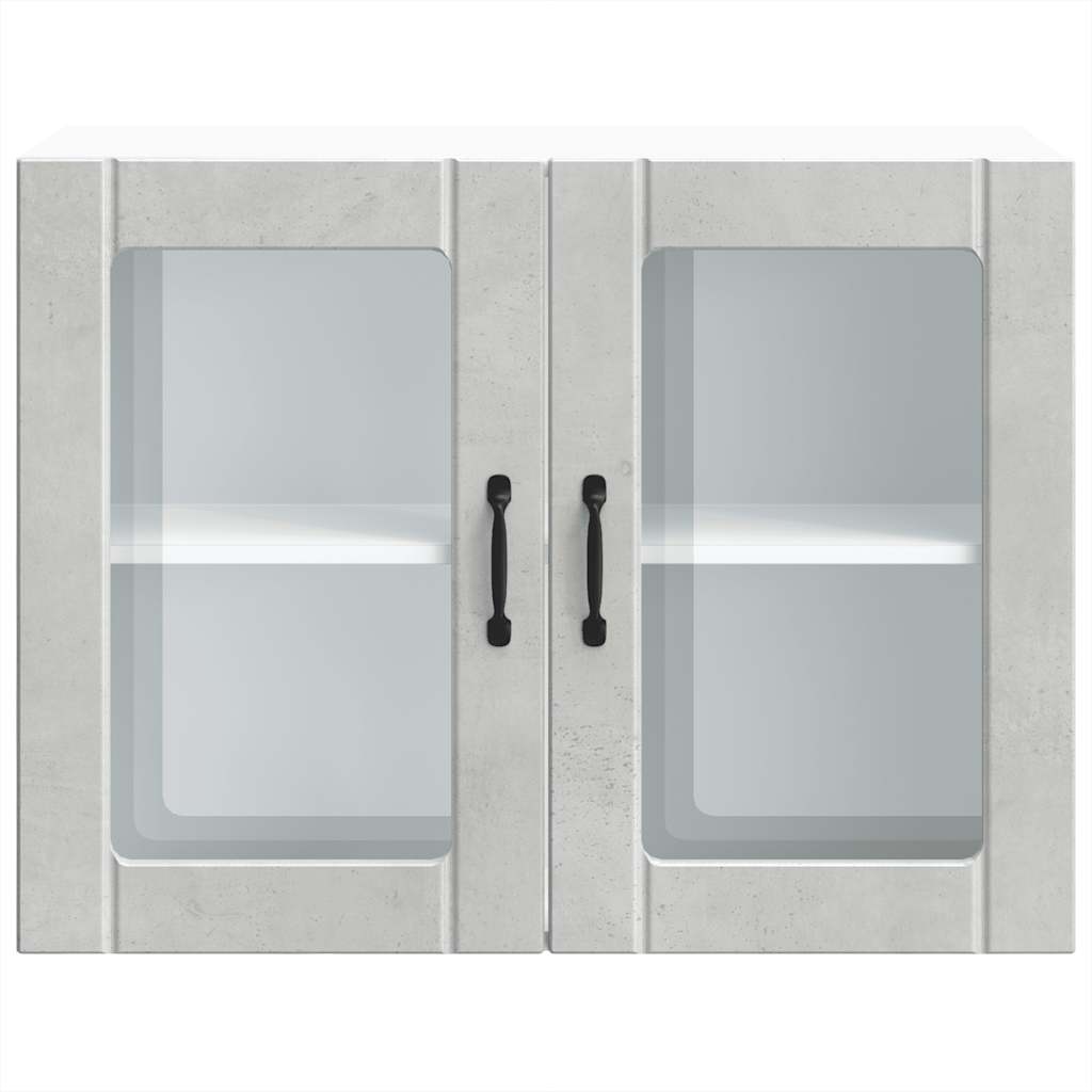 Lucca wall kitchen cabinet with glass doors