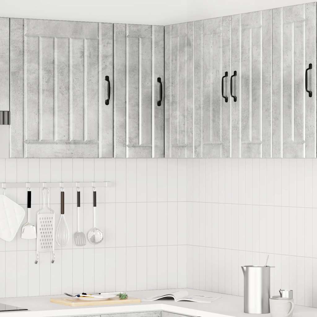 Kitchen wall corner cabinet "Lucca" Concrete