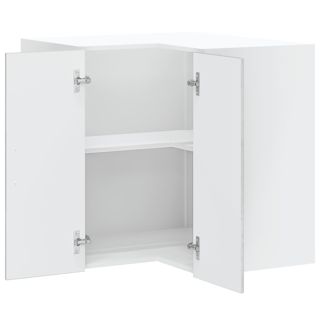 Kitchen wall corner cabinet "Lucca" Concrete