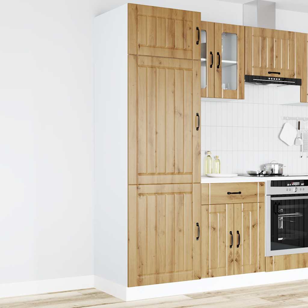 Kitchen cabinet "Lucca" Artisan Oak Engineered Wood