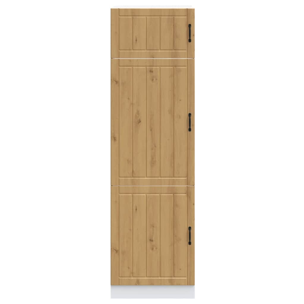 Kitchen cabinet "Lucca" Artisan Oak Engineered Wood