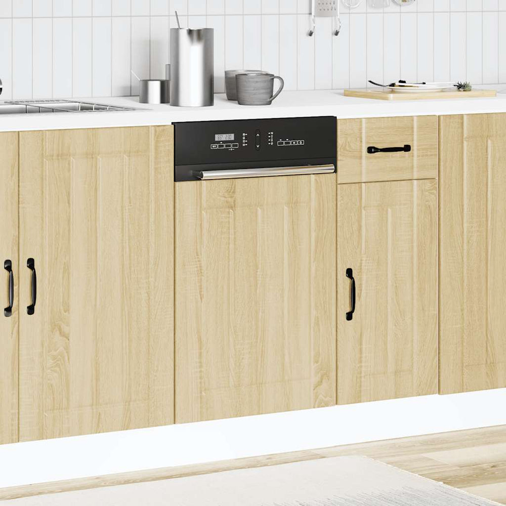 indaplovės skydelis "Lucca" Sonoma Oak Engineered Wood