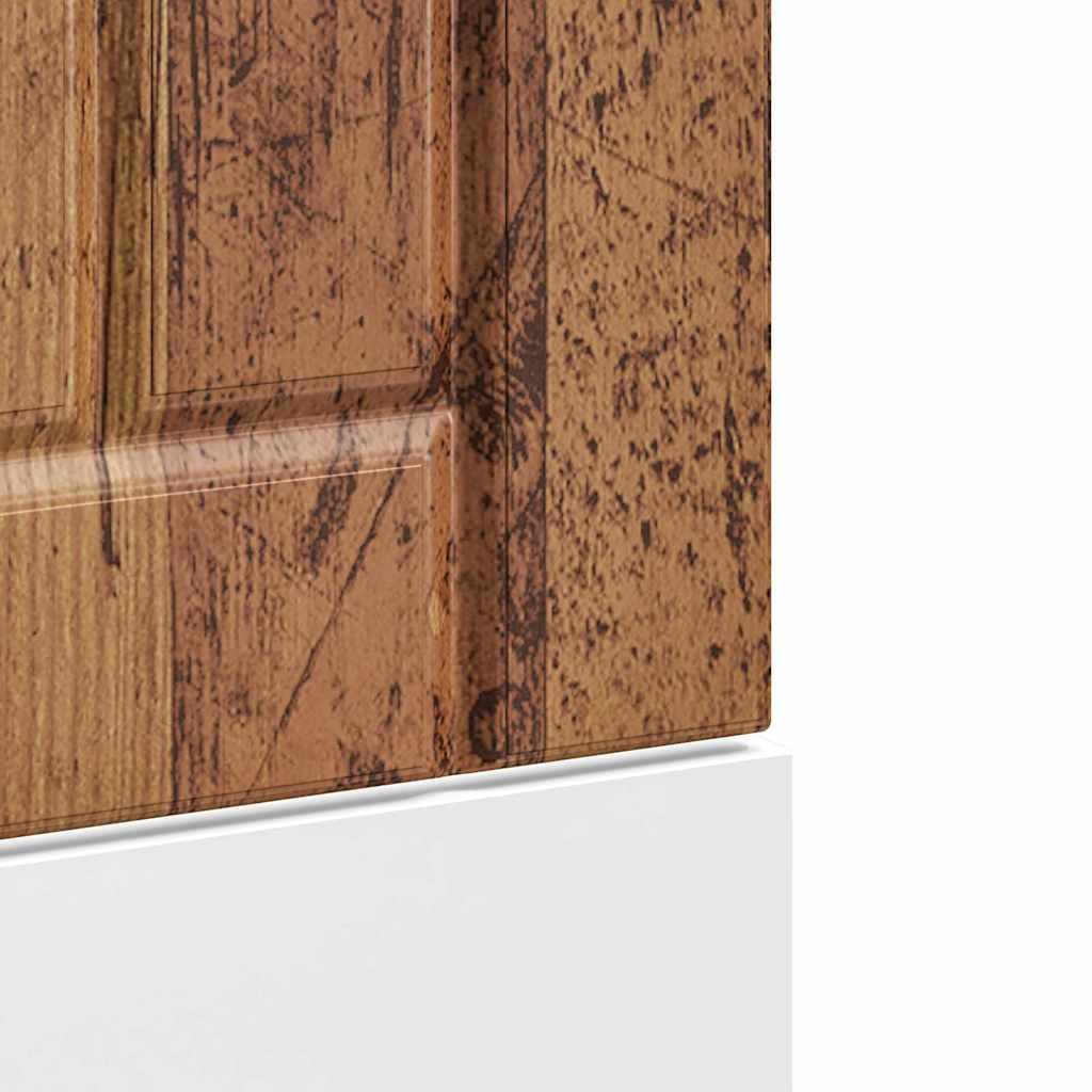 Trauku mazgājamās mašīnas panelis "Lucca" Old Wood izgatavota koka apdare