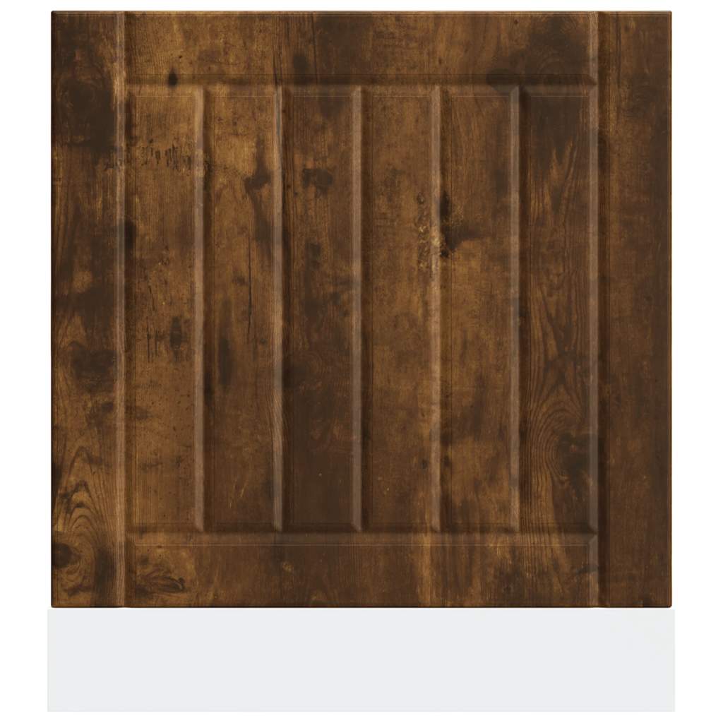 Lucca Dishwasher Panel Smoked Oak Engineered Wood