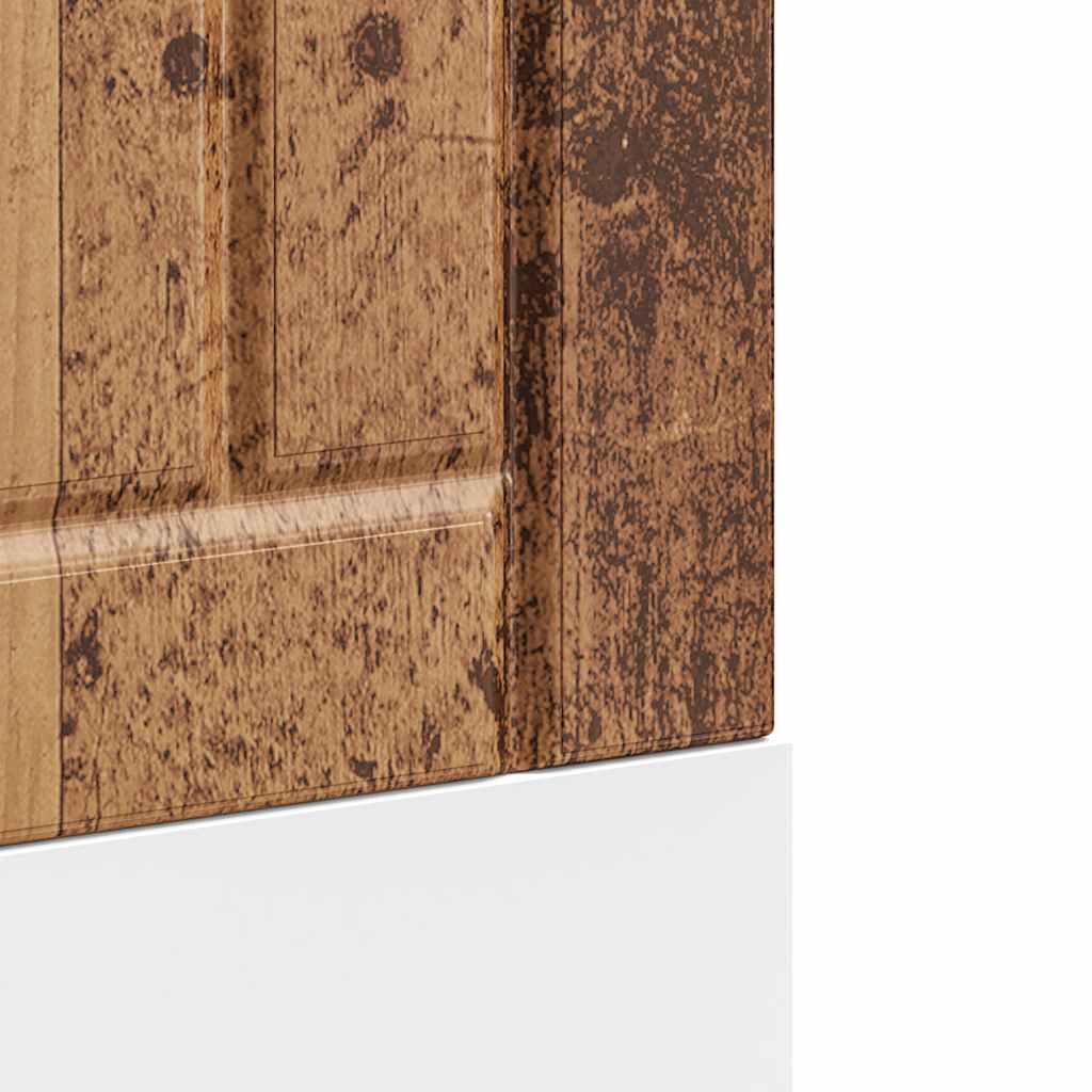 Trauku mazgājamās mašīnas panelis "Lucca" Old Wood izgatavota koka apdare