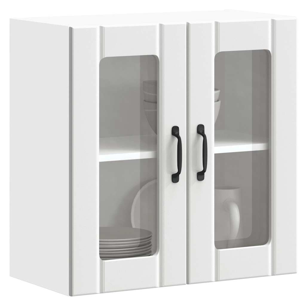 Lucca Wall Kitchen Cabinet with Glass Doors