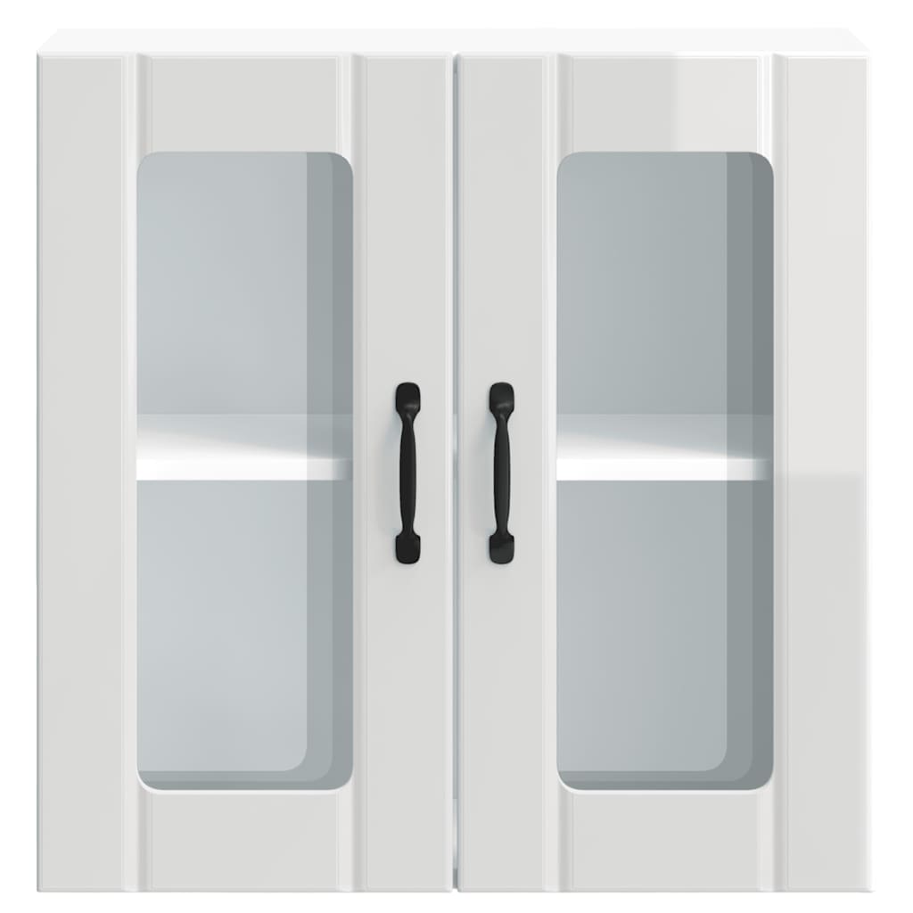 Lucca kitchen wall cabinet with glass doors