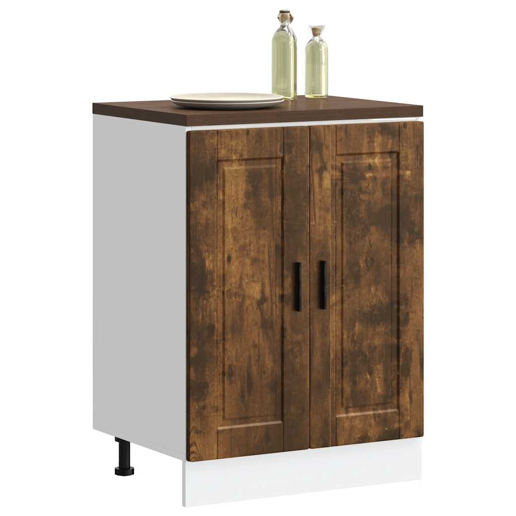 Kitchen cabinet, Porto, smoked oak, engineered wood