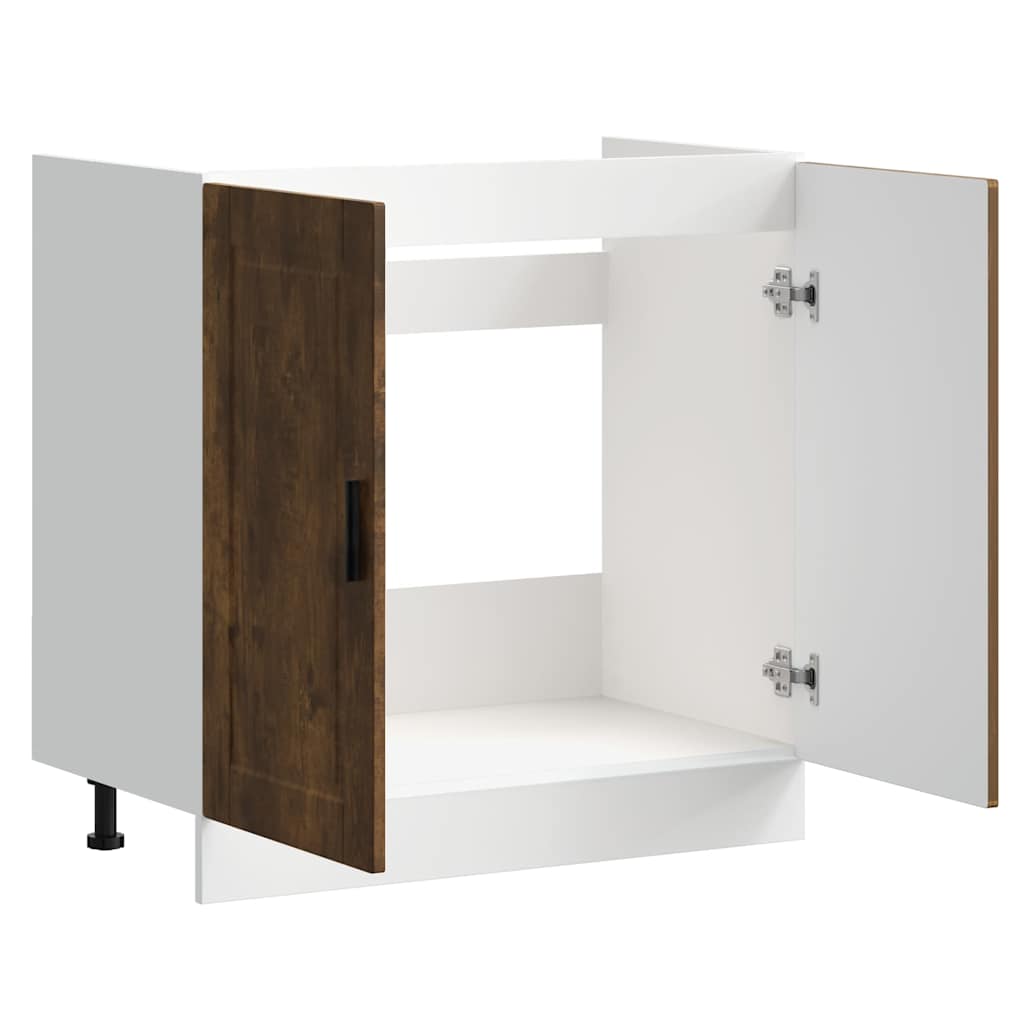 Sink base cabinet "Porto" Smoked oak