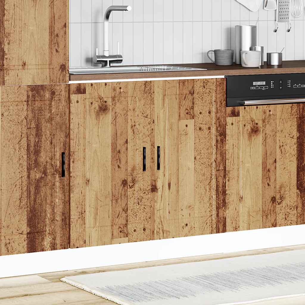 Porto old wood washbasin cabinet 80x46x81.5 cm