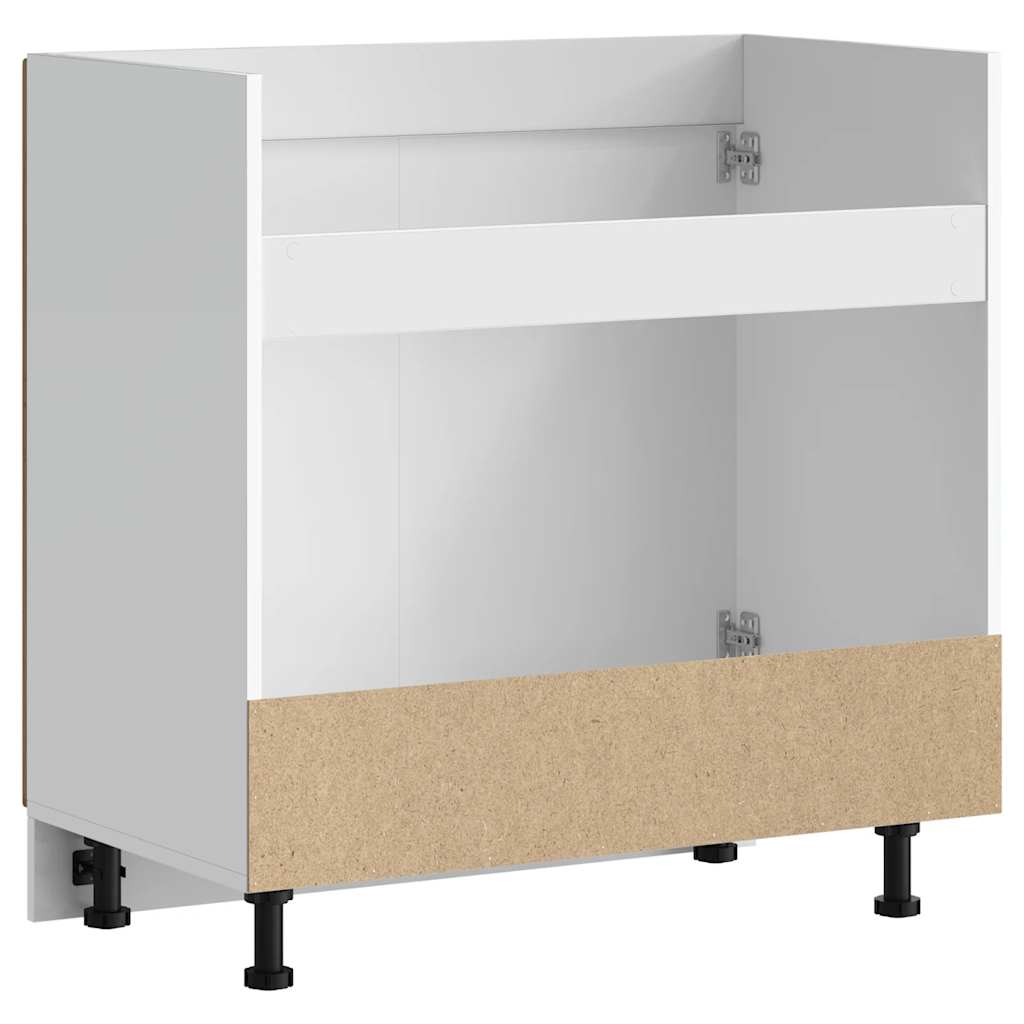 Porto old wood washbasin cabinet 80x46x81.5 cm