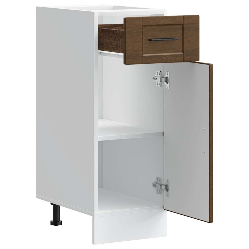 Kitchen cabinet, Porto, brown oak, engineered wood