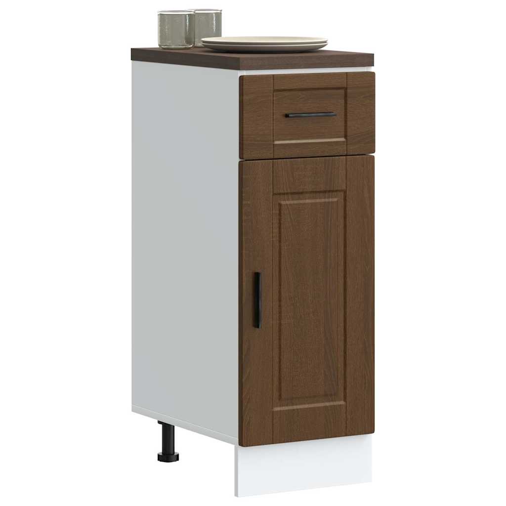 Kitchen cabinet, Porto, brown oak, engineered wood