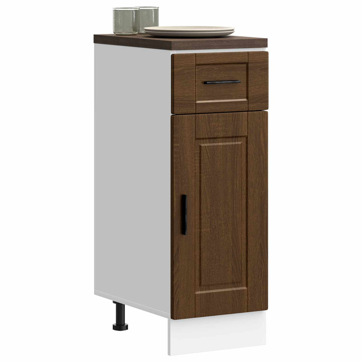 Kitchen cabinet, Porto, brown oak, engineered wood