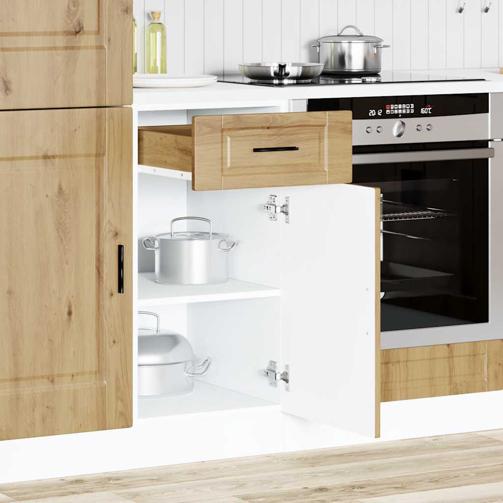 Kitchen cabinet, Porto, artisan oak, engineered wood