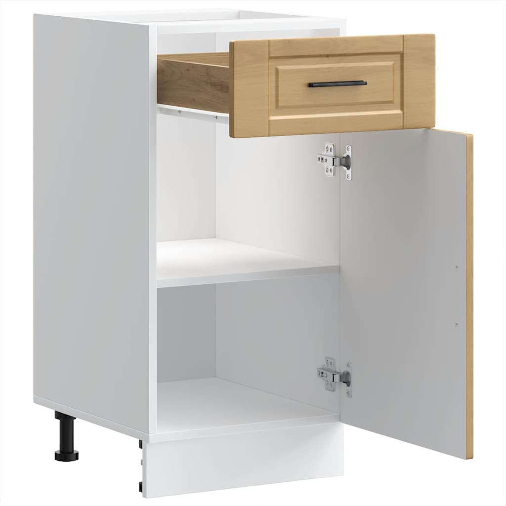 Kitchen cabinet, Porto, artisan oak, engineered wood