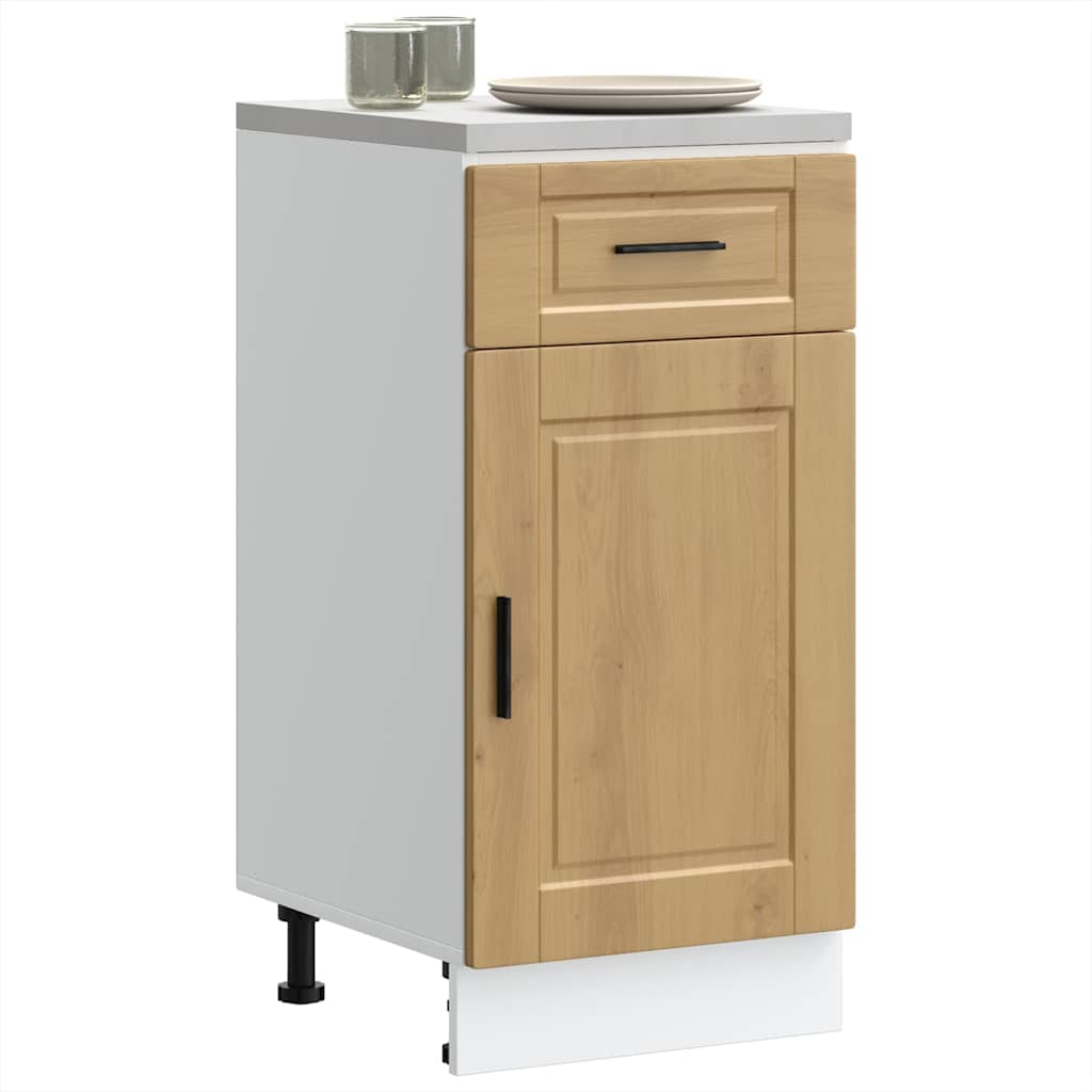 Kitchen cabinet, Porto, artisan oak, engineered wood