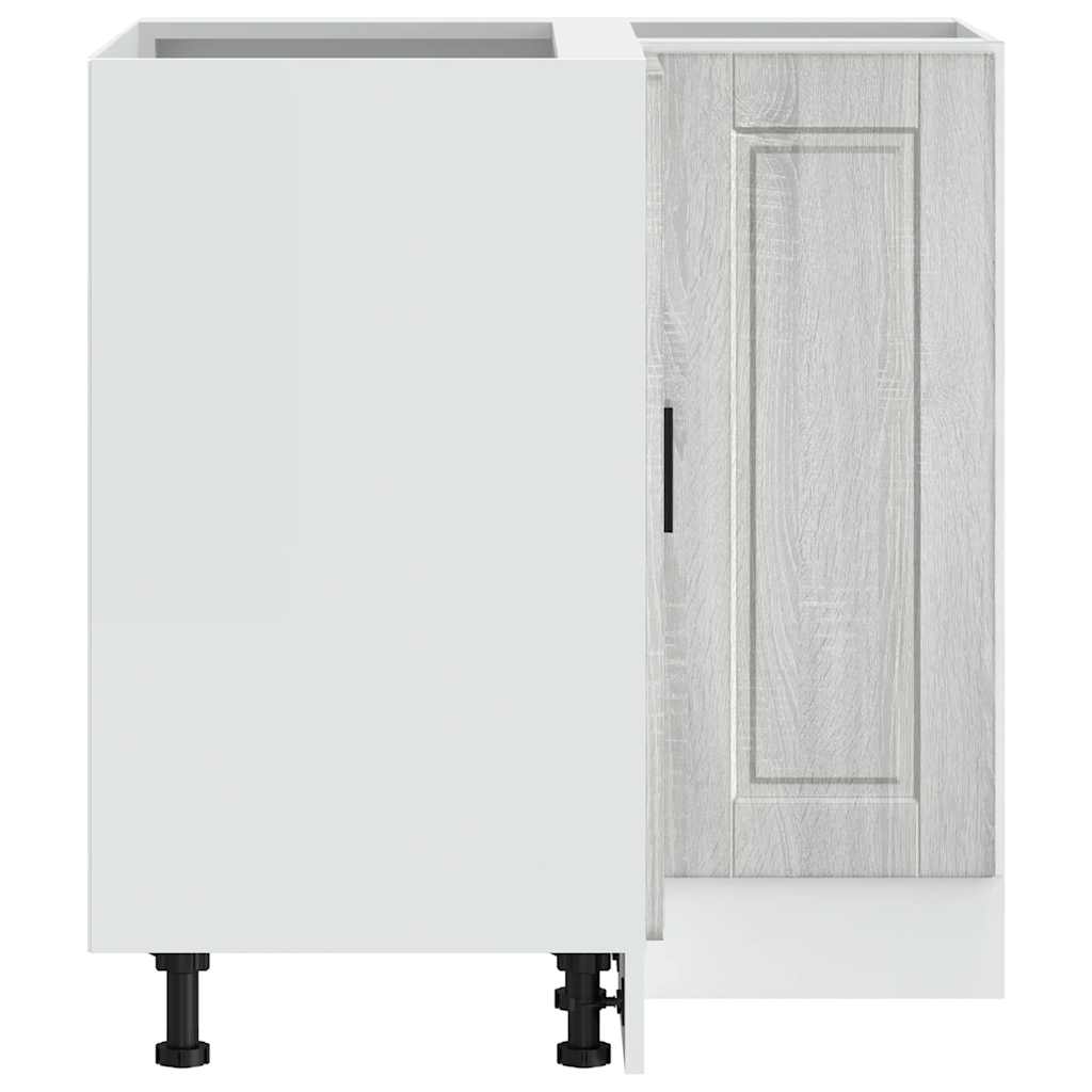 Virtuvės kampinė spintelė, Porto, pilka, mediena