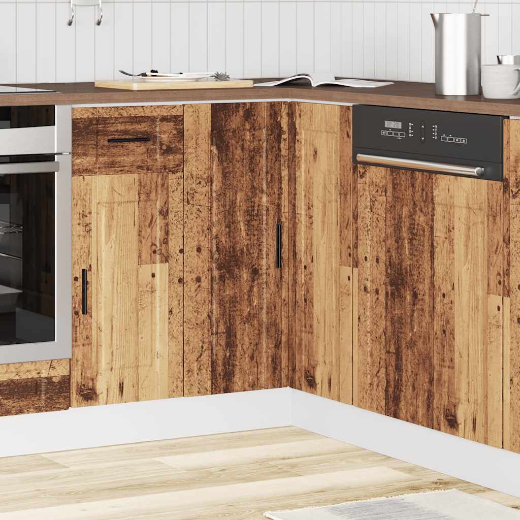 Kitchen corner cabinet, Porto, wood, engineered wood