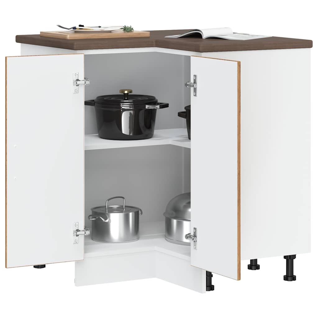 Kitchen corner cabinet, Porto, wood, engineered wood