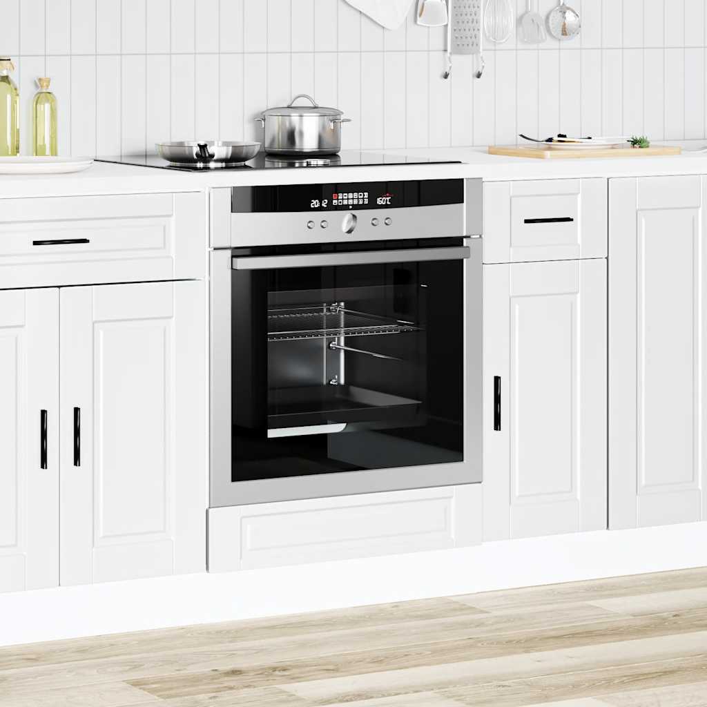Oven cabinet, Porto, white, engineered wood