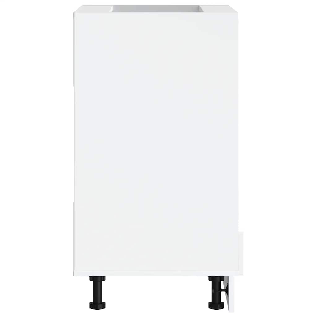 Oven cabinet, Porto, white, engineered wood