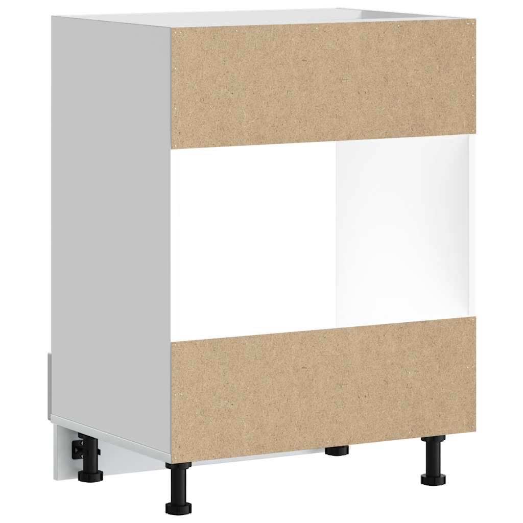 Oven cabinet, Porto, white, engineered wood