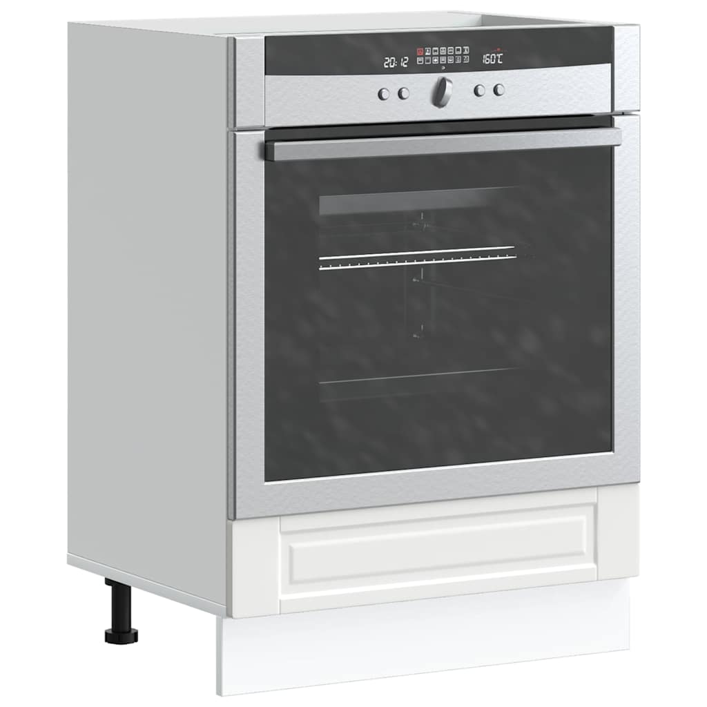 Oven cabinet, Porto, white, engineered wood