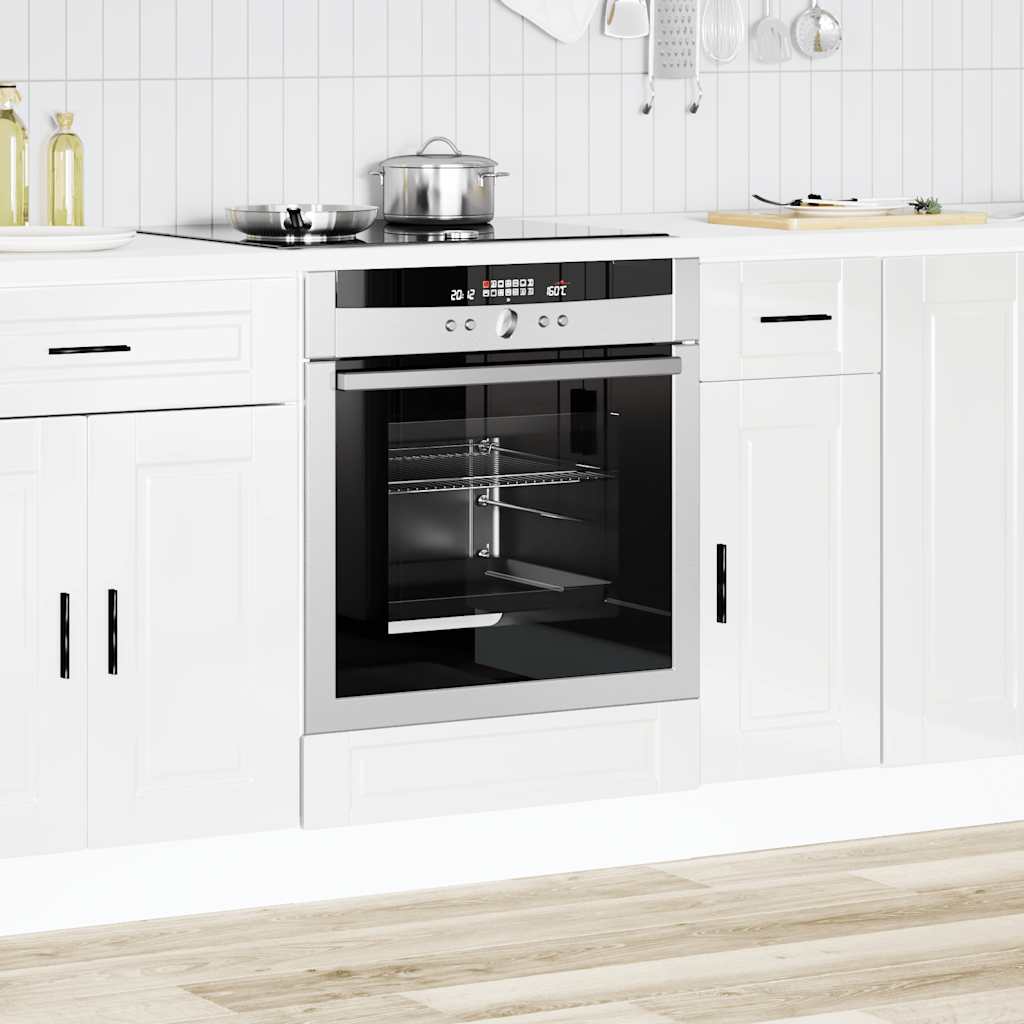 Oven cabinet, Porto, white, engineered wood