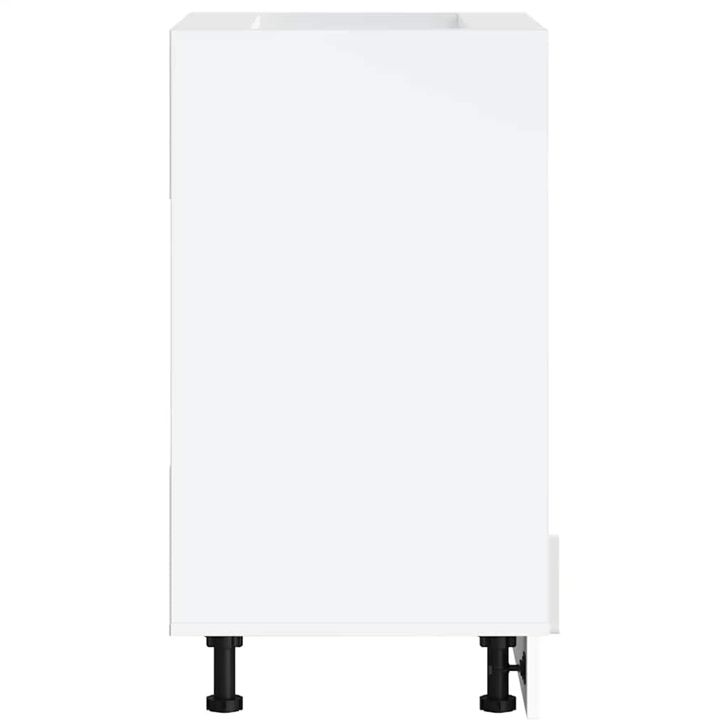 Oven cabinet, Porto, white, engineered wood