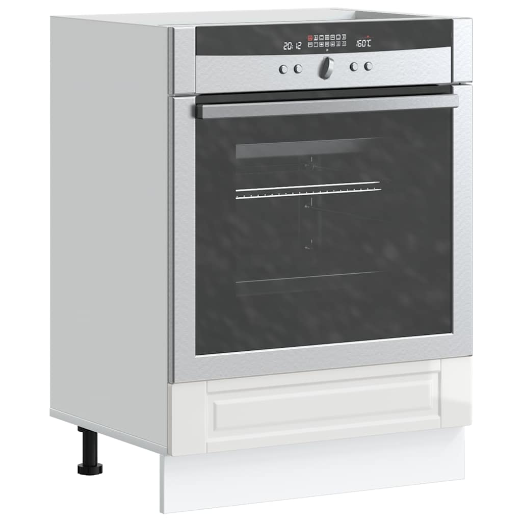Oven cabinet, Porto, white, engineered wood